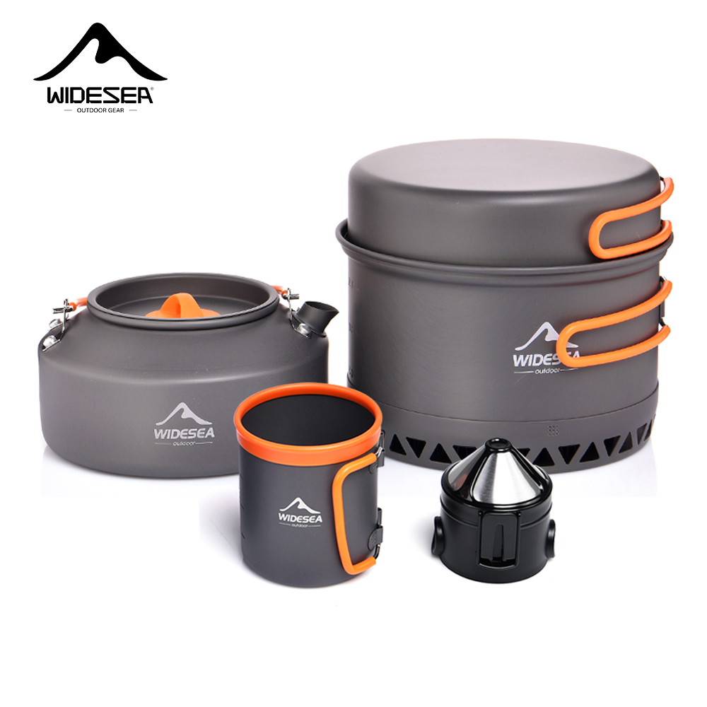 Outdoor Coffee Equipment - أدوات المائدة للتخييم، مجموعة أواني الطهي
