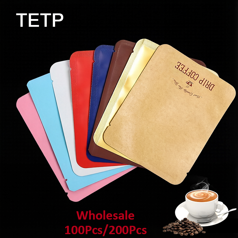 Coffee Equipment Bag - أكياس قهوة بالتنقيط من TETP، 100/200