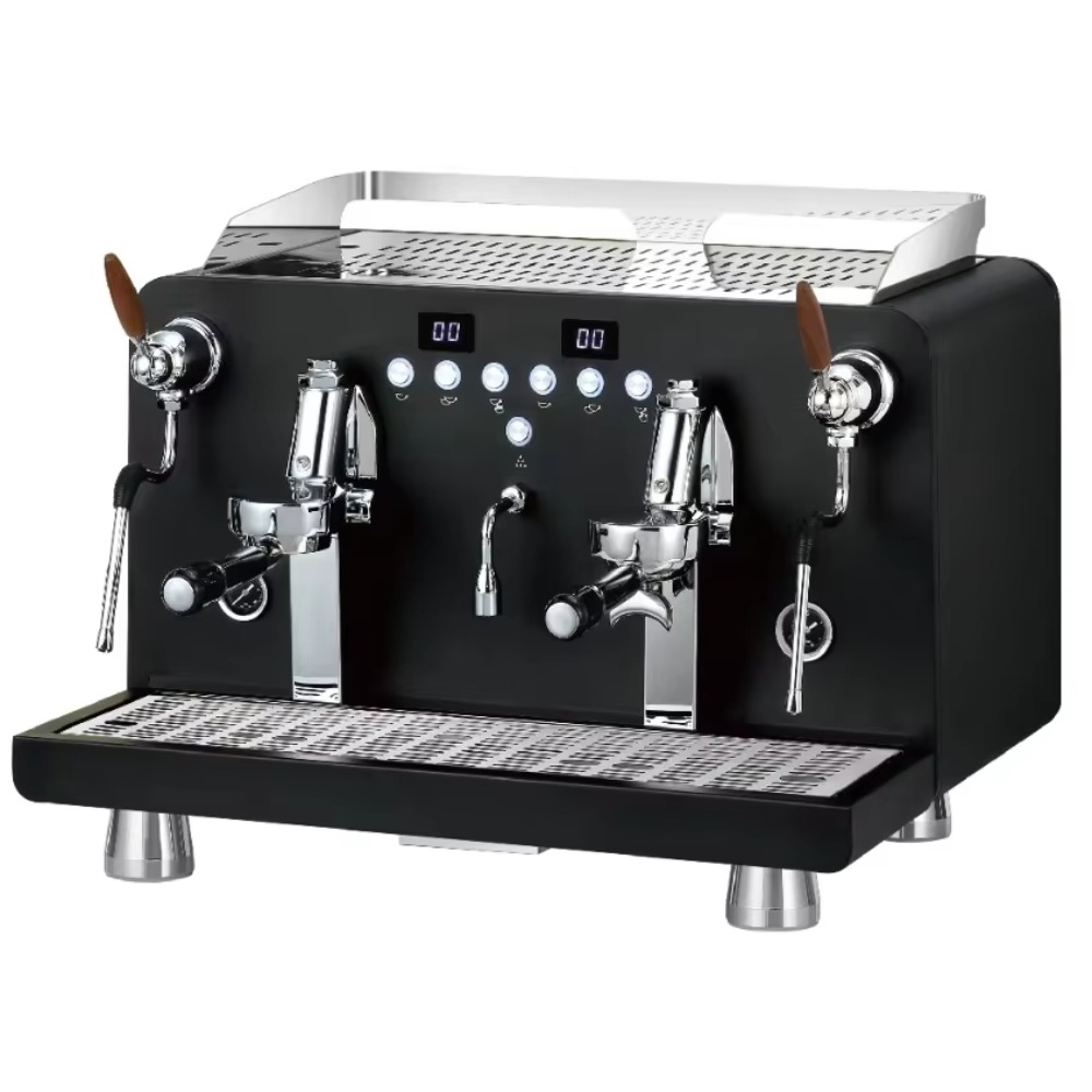 Coffee Equipment For Business - ماكينة إسبريسو، ماكينة قهوة أوتوماتيكية بمجموعتين،