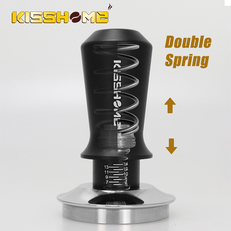 Coffee Equipment Kit - مدلك قهوة محشو بزنبرك مزدوج ،