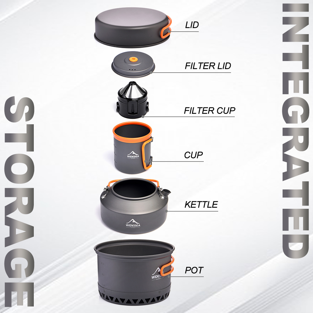 أدوات المائدة للتخييم، مجموعة  - مراجعة Outdoor Coffee Equipment وسعره
