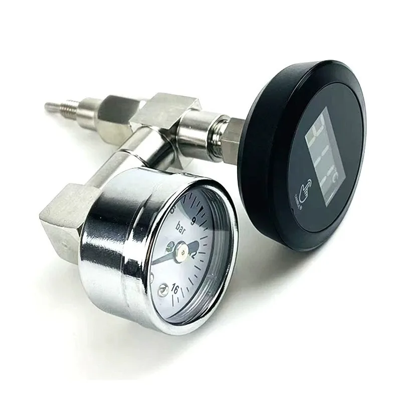 مقياس ضغط ودرجة حرارة رأس المج - مراجعة Pressure Gauge Espresso وسعره
