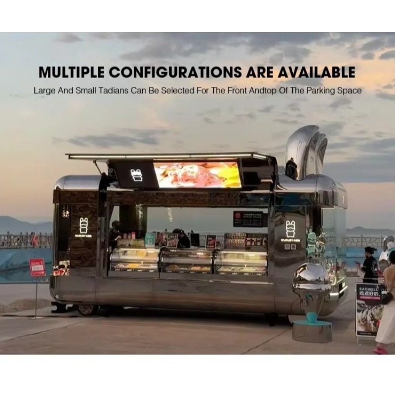 عربة طعام متنقلة جديدة مجهزة ب - مراجعة Outdoor Coffee Equipment وسعره