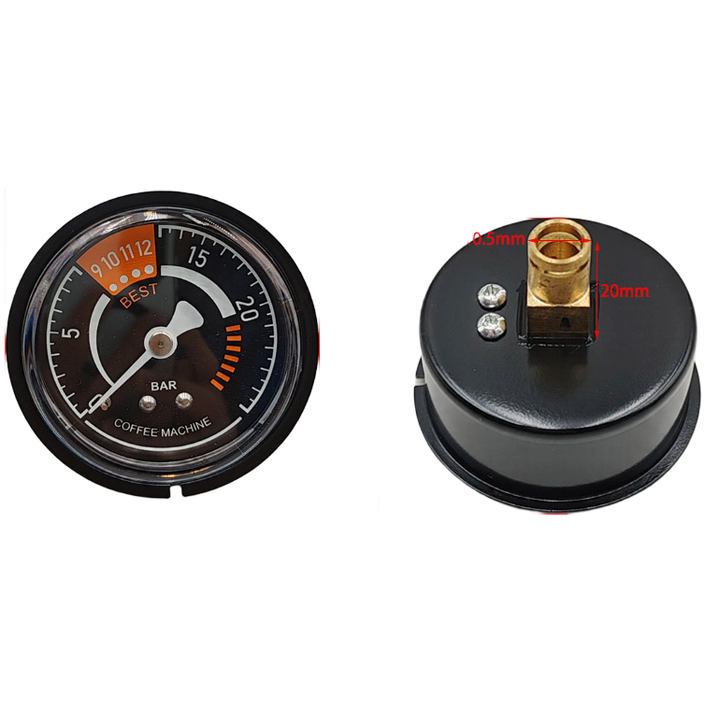 مقياس ضغط ماكينة القهوة لآلة ا - مراجعة Pressure Gauge Espresso وسعره