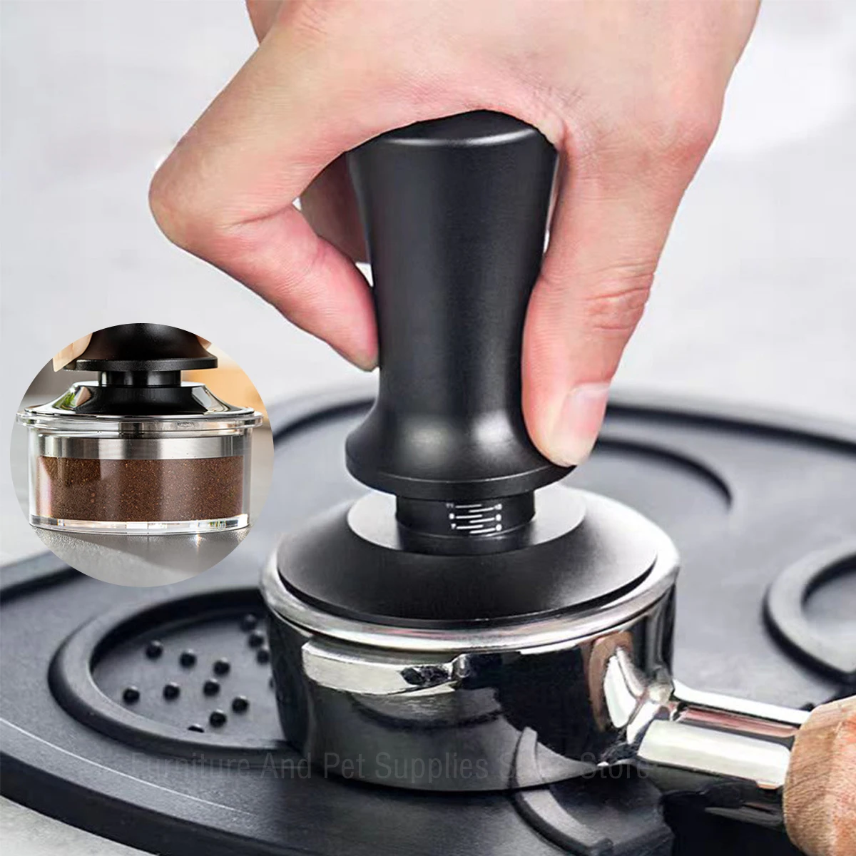 إبريق قهوة ضغط ثابت 51 مللي مت - مراجعة Coffee Equipment Kit وسعره