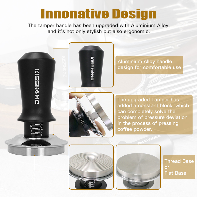 مدلك قهوة محشو بزنبرك مزدوج ،  - مراجعة Coffee Equipment Kit وسعره