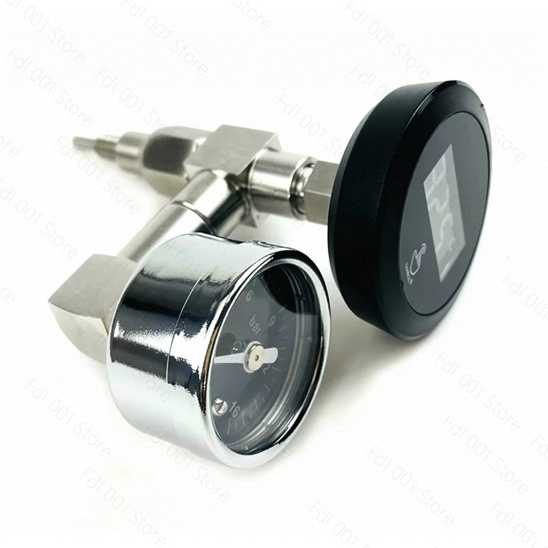 طقم ترقية ماكينة الإسبريسو E61 - مراجعة Pressure Gauge Espresso وسعره